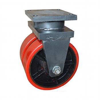 Roulettes PU Twin Wheel