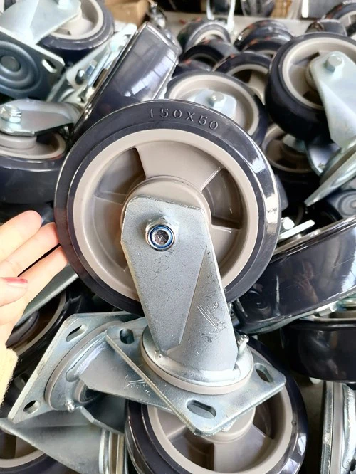 Polyurethane tread Plastic Core Swivel Casters Polyurethane tread Plastic Core Swivel Casters